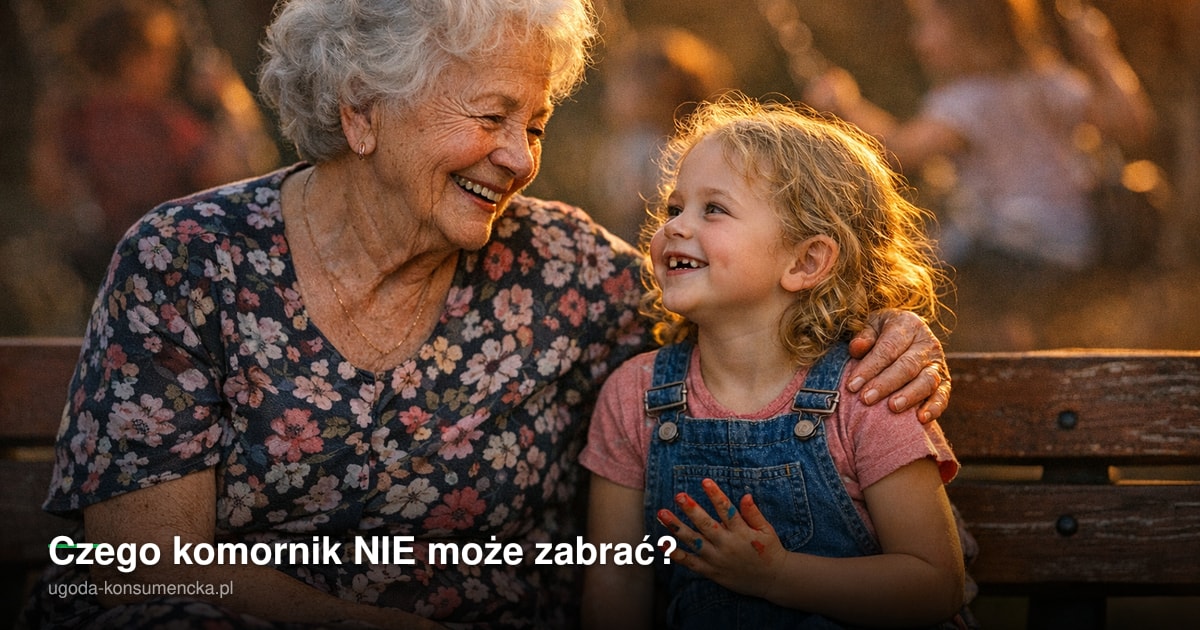Czego komornik NIE może zabrać?
