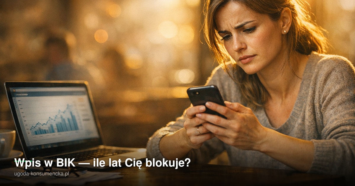 Wpis w BIK — ile lat Cię blokuje?