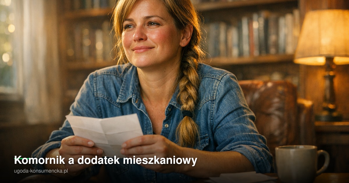 Komornik a dodatek mieszkaniowy