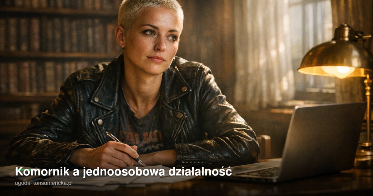 Komornik a jednoosobowa działalność