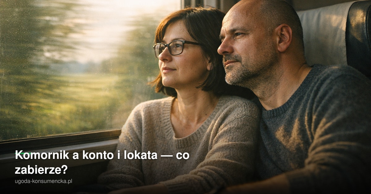 Komornik a konto i lokata — co zabierze?