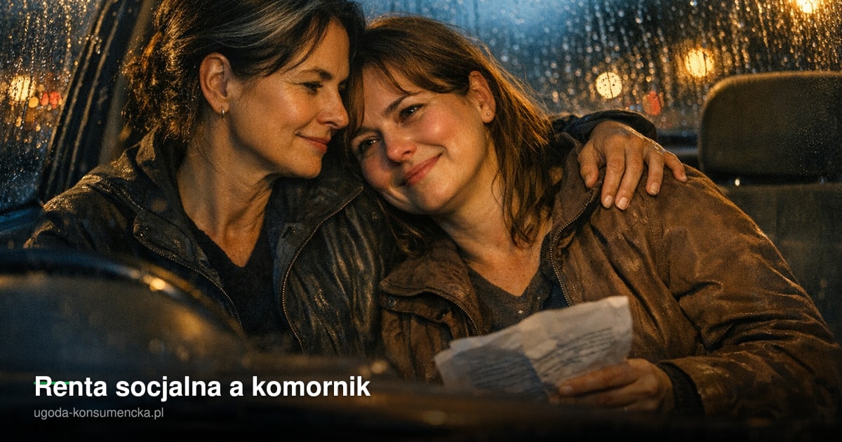 Renta socjalna a komornik