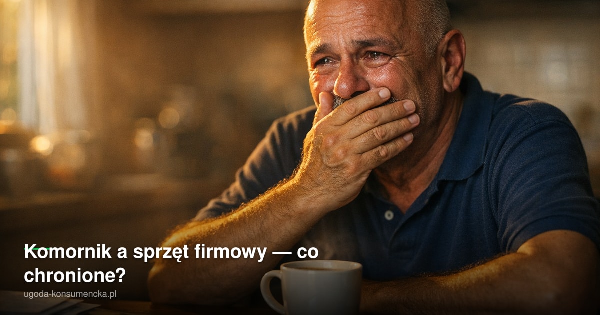 Komornik a sprzęt firmowy — co chronione?