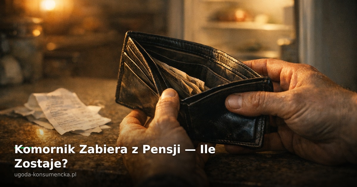 Komornik Zabiera z Pensji — Ile Zostaje?