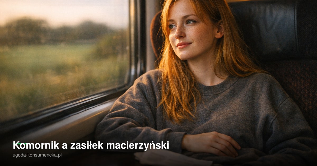 Komornik a zasiłek macierzyński