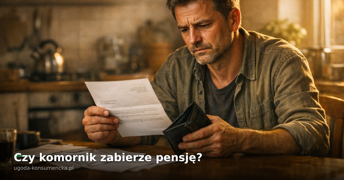 Minimalna Pensja a Komornik