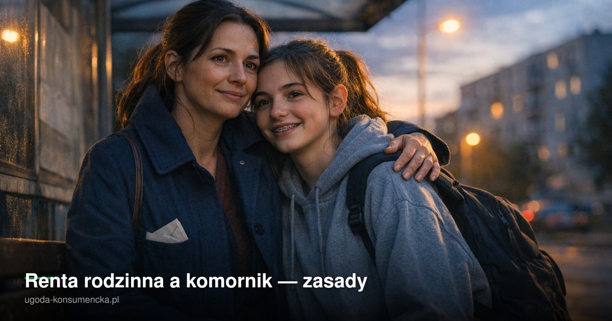 Renta rodzinna a komornik — zasady
