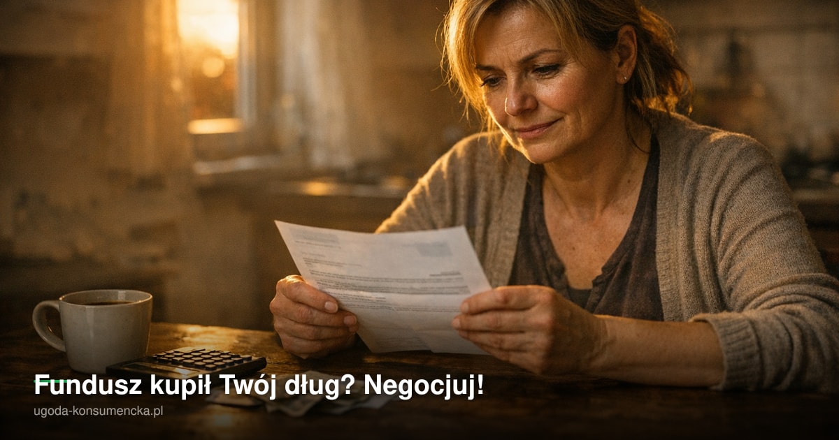 Fundusz kupił Twój dług? Negocjuj!