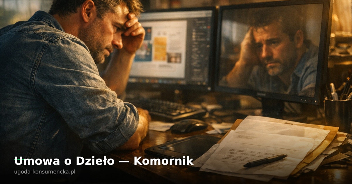 Umowa o Dzieło a Komornik — Stracisz Całą Wypłatę?